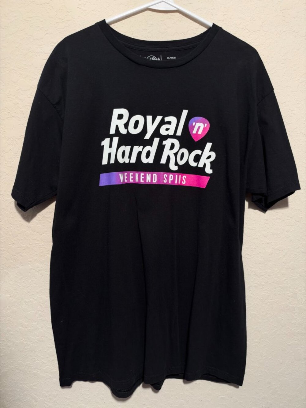 Hard Rock x Royal Caribbean Weekend Spins T-Shirt Black XL Ultimate Weekend Remi